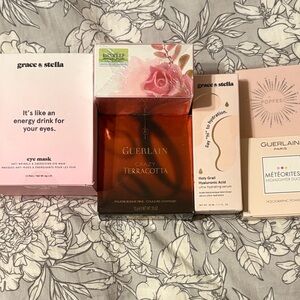 Guerlain Terracotta and Météorites Duo Set And Restorative Eye Patches